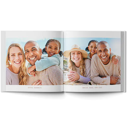 Classic White Photo Book